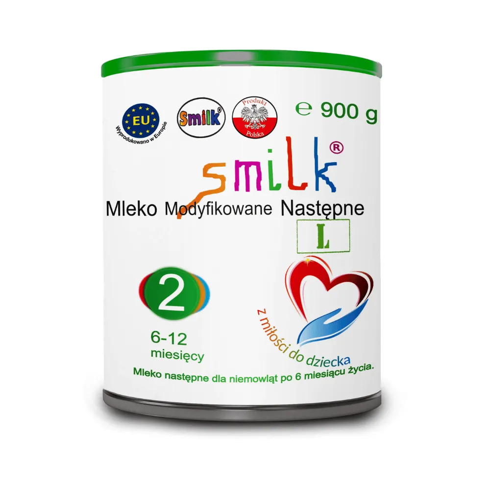 Smilk 2 mleko następne dla niemowląt od 6 miesiąca 900 g w proszku